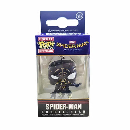 NEW FUNKO POP MARVELs Spider-Man Spider-GWEN GREEN GOBLIN ZOMBIE HUNTER SPIDEY Peter Parker Mysterio Keychain Vinyl Figure Toys