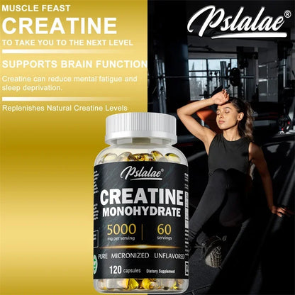 Creatine Monohydrate Supplement - To Help Build Muscle, Enhance Energy and Performance