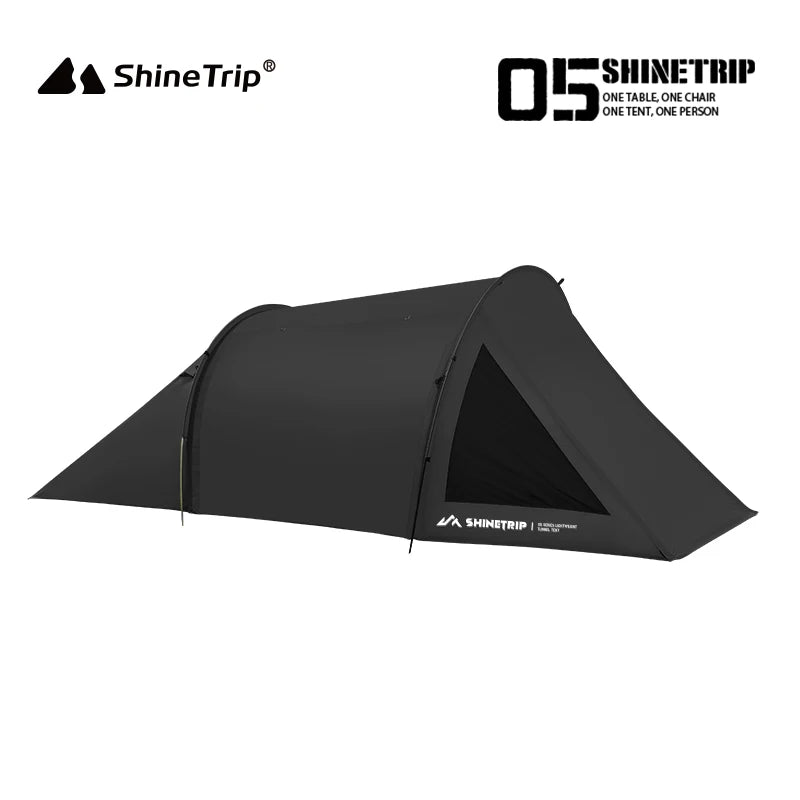 Outdoor Camping Tunnel Tent ShineTrip Portable Easy Setup Multi-Functional Oxford Fabric Easy Storage Motorcycle Travel Shelter
