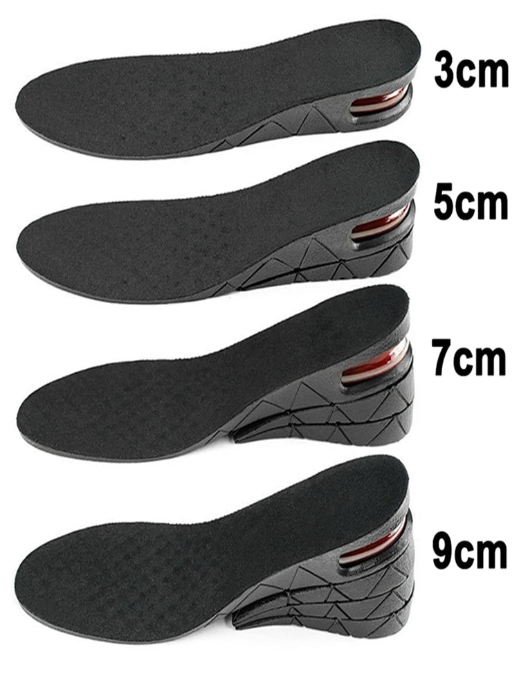 Height Increase Insole Invisible Heightening Template Air Cushion Shoe Inserts Variable Height Insoles Adjustable Cut Foot Pad