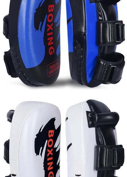 1PCS PU Leather Boxing Target Hand Foot Kicking Pad Bag for Muay Thai Taekwondo MMA Martial Arts Training Fitness Equipment