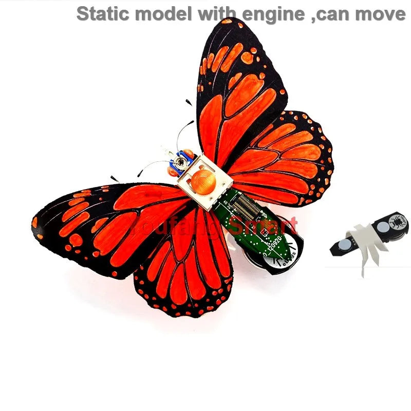 STEAM DIY Robotic Insects Science Invention Electronic Animal for School Competition Non-soldered DIY Kit Stem Toys Robot Animal