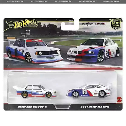 Original Hot Wheels Premium Car Culture 1/64 Diecast Vehicles BMW M3 GTR Lamborghini Countach LP5000 Honda Civic Type Boys Toys