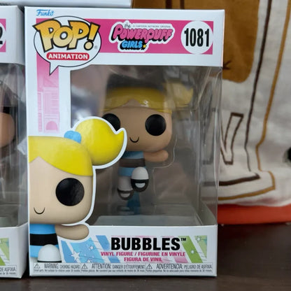 The Powerpuff Girls Figures Blossom Bubbles Buttercup #1080 1081 1082Funko Pop Vinyl Figure Collectible Limited Edition Toy Gift