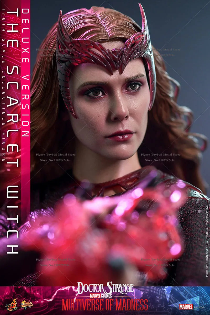 HOTTOYS HT MMS652 MMS653 Collection 1/6 The Scarlet Witch Action Figure Doctor Strange 2 Movie Delicate 12" Full Set Soldier