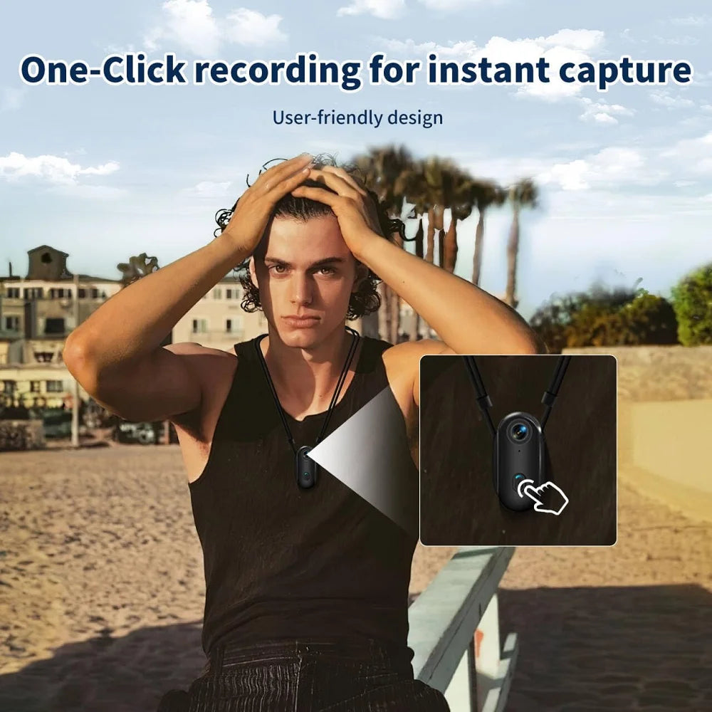 Magnetic POV 4K Ultra Mini Action Cam Wireless WiFi Wearable Camera YouTube Influencers Pocket Vlog Recorder HD  Travel Bodycam