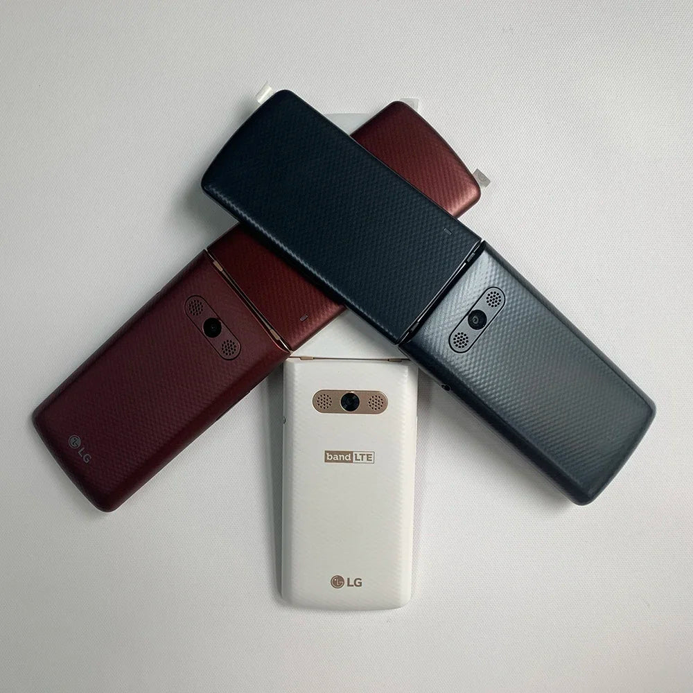 Original LG X100 Smart Folder 4G LTE Mobile Phone 3.3'' 2GB RAM 16GB ROM 4.9MP WiFi Snapdragon 212 Quad-Core Android x100