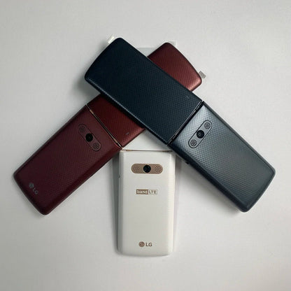Original LG X100 Smart Folder 4G LTE Mobile Phone 3.3'' 2GB RAM 16GB ROM 4.9MP WiFi Snapdragon 212 Quad-Core Android x100