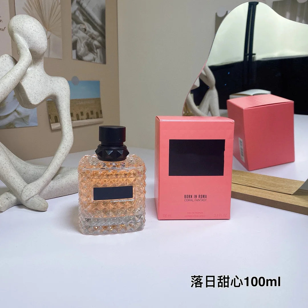 100ML Original Brand Perfume High-Quality Long Lasting Fragrance  Charming Lady Body Spray Men Women's Perfumes  Born in Roma