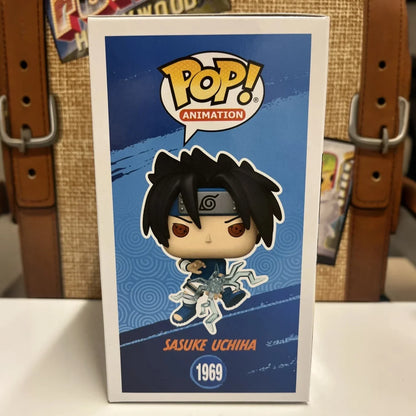 Anime Naruto Sasuke Uchiha Figure (Glow) #1969 FUNKO POP 4.5 inch Vinyl Figures Collectible Limited Edition Model Toy Gift