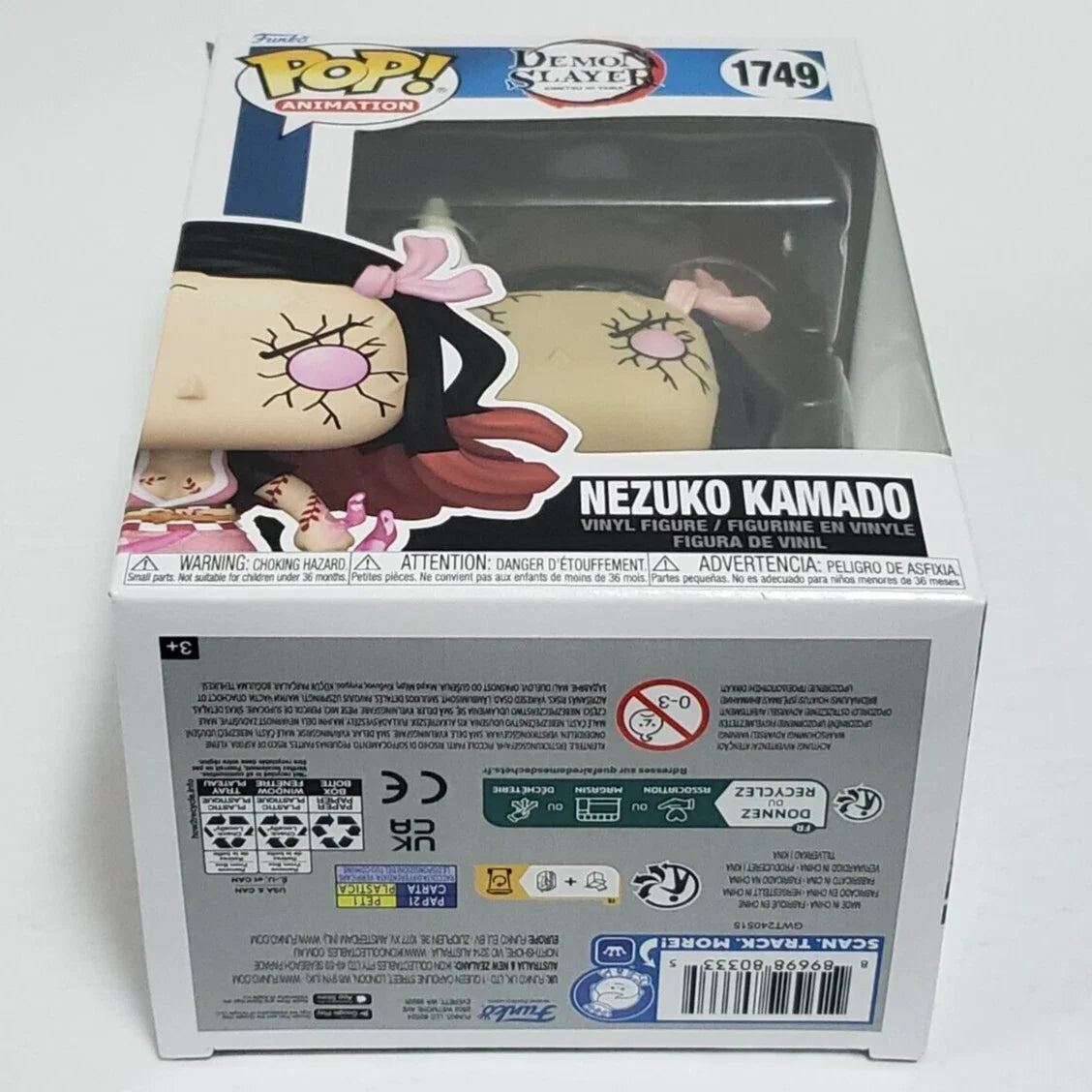 TNezuko Kamado Figure (Demon Form)#1749 Anime Demon Slayer Funko Pop 3.95 in Vinyl Figure Collectible Limited Edition Toy Gift