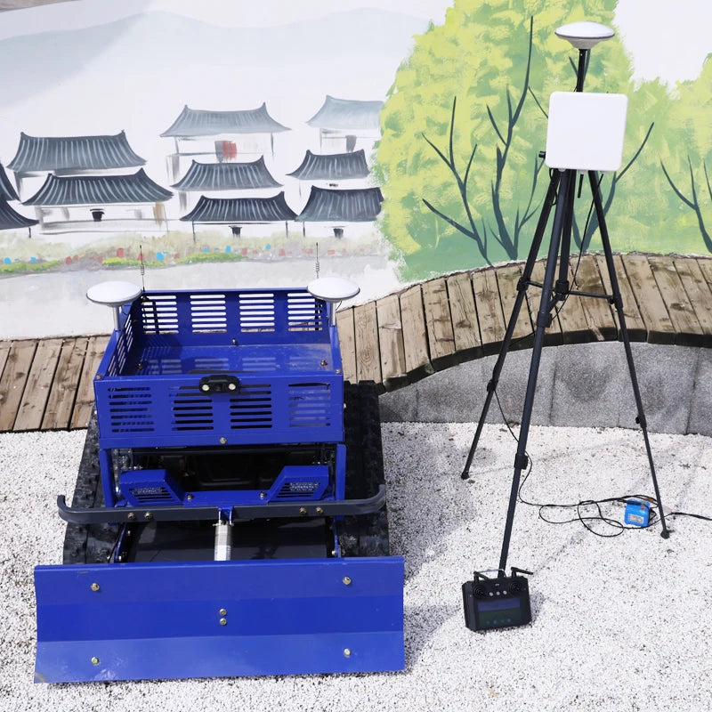 Customized Remote Control Lawn Mower with 550mm Cutting Width Suitable for Garden Lawns