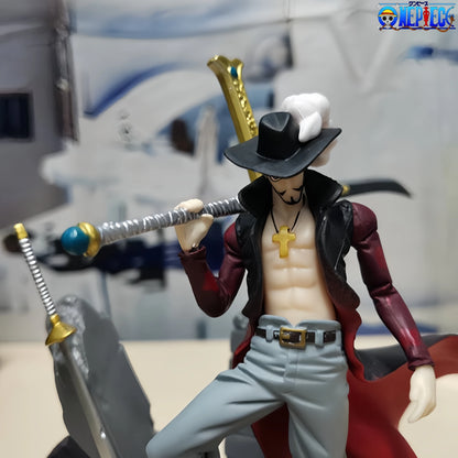 16Cm One Piece Mihawk Action Figure PVC Figurine Model Toy Desktop Decoration Collectibles Anime Figures Boy'S Birthday Gift