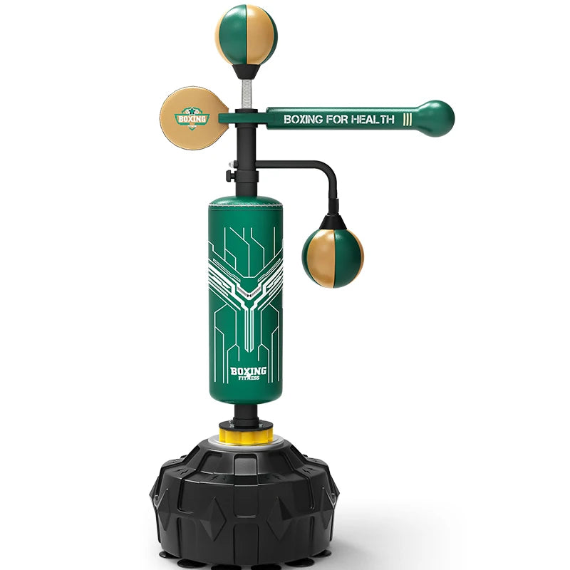 Adult Floor Standing Punching Bag Boxing Column Speed Ball 360 Degree Swing Bar Punchng Sport Sand Bag