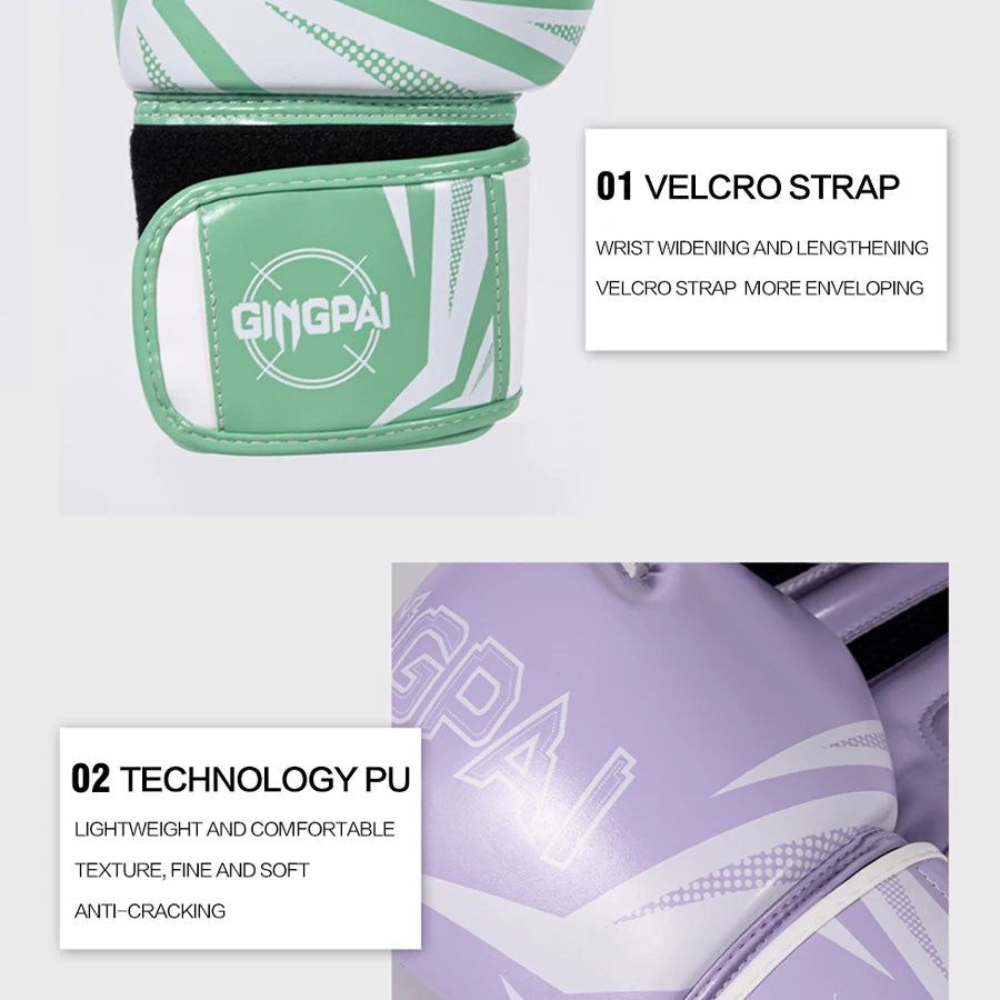 6 8 10 12 14 16oz Boxing Gloves Professional Muay Thai Guantes De Boxeo Free Fight MMA Sandbag Training Glove For Men Women