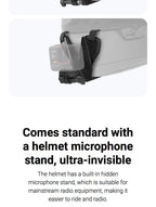 Insta360 GO 3S In-Helmet POV Mount Clip Helmet Holder For Insta 360 GO 3 GO3S Original Motorcycle Helmet Accessories