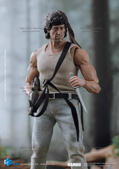 Exquisite Super Series 1/12 HIYA Tough Guy Rambo Movable Action Figure Mini Weapon Model 6" Full Set male Soldier Boys Collects