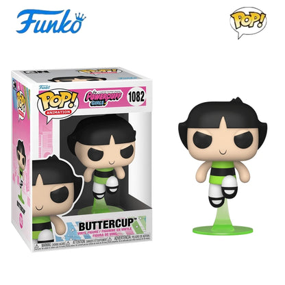 The Powerpuff Girls Figures Blossom Bubbles Buttercup #1080 1081 1082Funko Pop Vinyl Figure Collectible Limited Edition Toy Gift