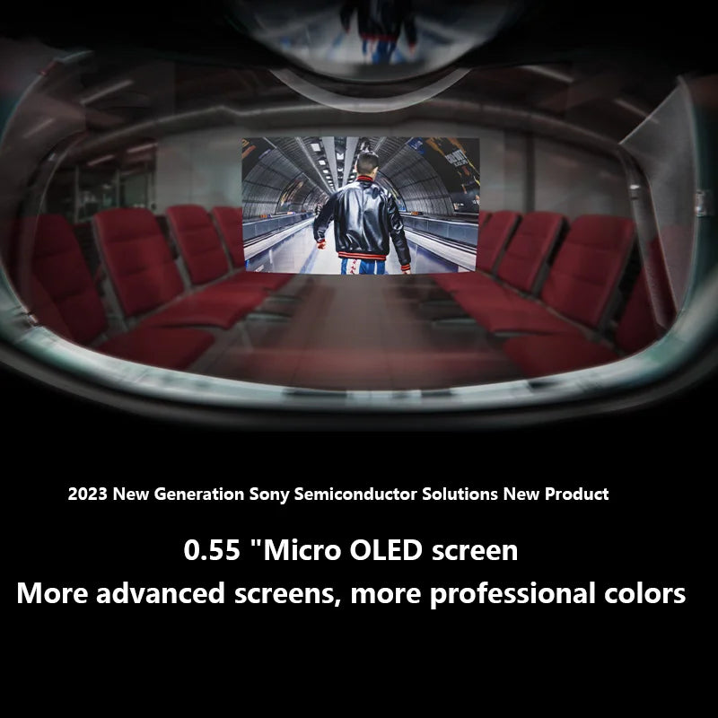 Original XREAL Air 2 Smart AR Glasses with Micro OLED Screen 120Hz 1080P 130 Inch Space Giant Screen Ultra Giant Screen Glass