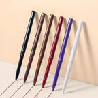 Waterproof Black Brown Eyeliner Pencils Smudge-Proof Long Lasting Easy To Wear Eye Liner Gel Matte Quick Drying Eyeliner Pen