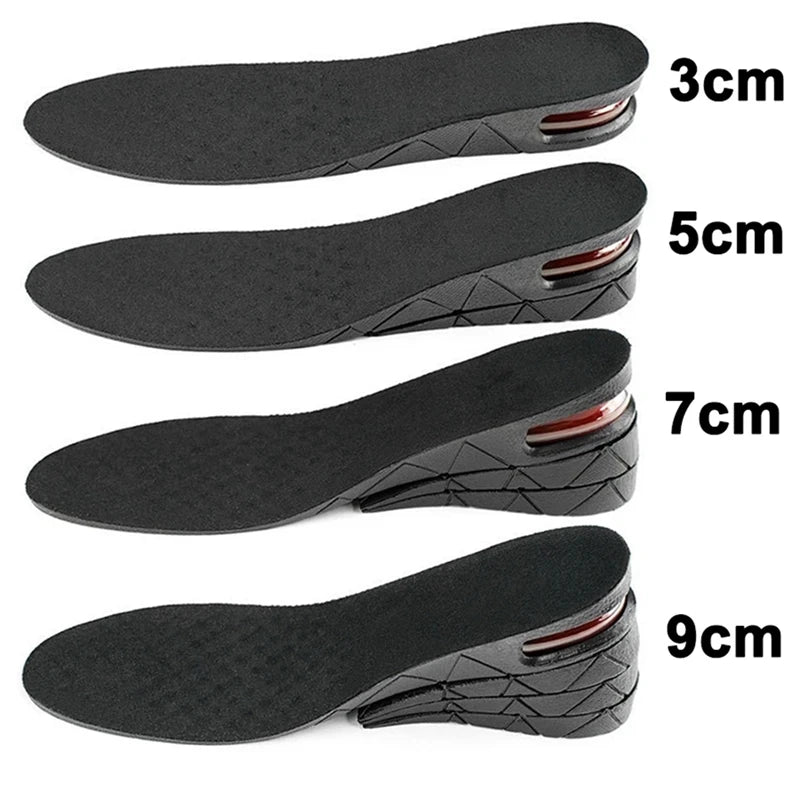 Height Increase Insole Invisible Heightening Template Air Cushion Shoe Inserts Variable Height Insoles Adjustable Cut Foot Pad