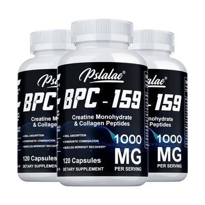 BPC-159, with Creatine Monohydrate & Collagen Peptides - Enhance Energy, Endurance, Supports Muscle and Athletic Recovery