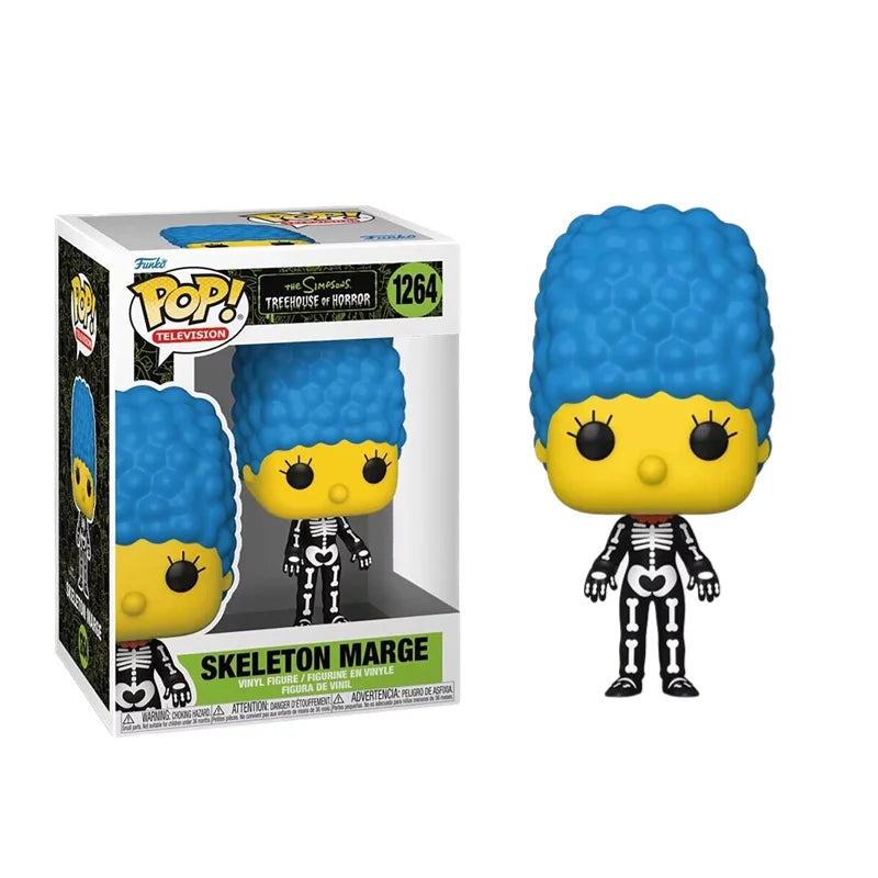 The Simpsons Anime Figure Lisa with Snowball II Buddy Krusty with Mr. Teeny FUNKO POP Collectible Limited Edition Model Toy Gift