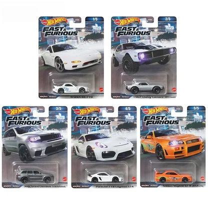 Original Hot Wheels Premium Car Fast & Furious Kid Toys for Boys 1/64 Diecast Toyota Supra 1991 BMW M5 Lamborghini Gallardo Gift
