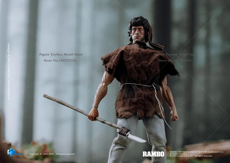 Exquisite Super Series 1/12 HIYA Tough Guy Rambo Movable Action Figure Mini Weapon Model 6" Full Set male Soldier Boys Collects