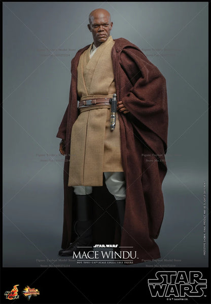 HOTTOYS HT  MMS681 1/6 Mace WinduTM Collectible Figure Star Wars Episode II Attack of the Clones 12" Full Set Male Soldier