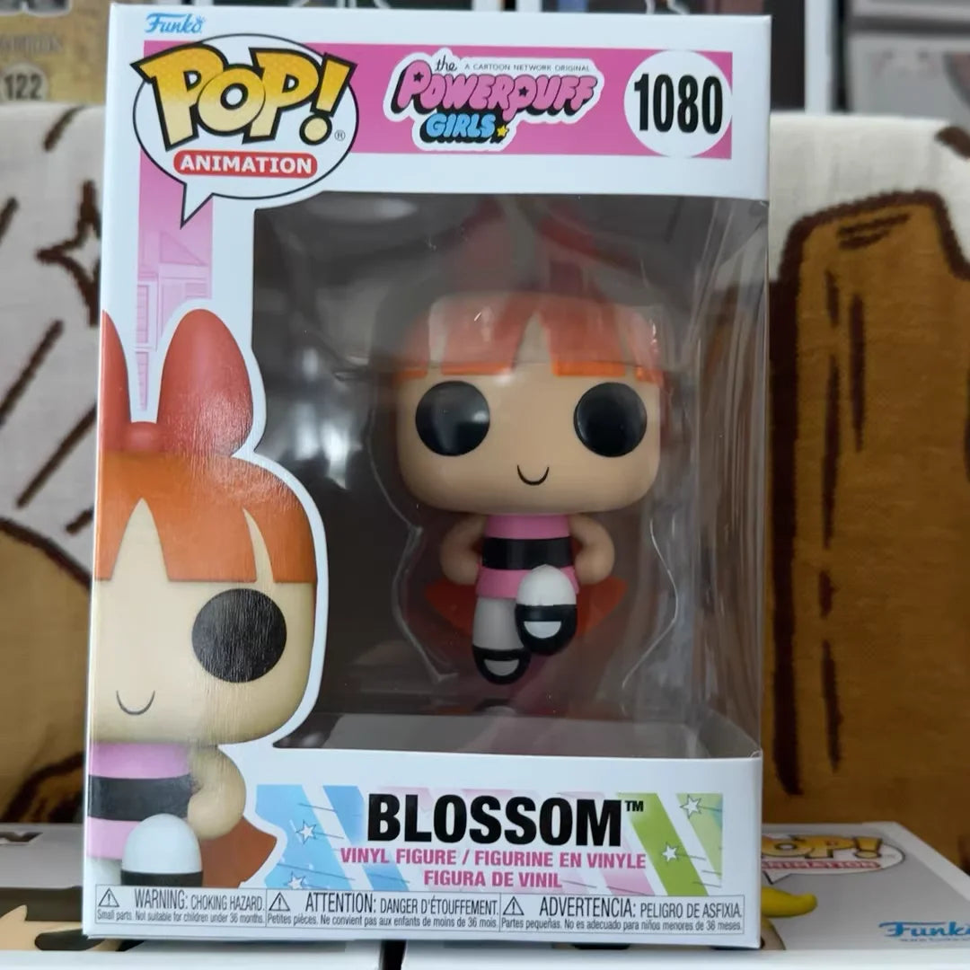 The Powerpuff Girls Figures Blossom Bubbles Buttercup #1080 1081 1082Funko Pop Vinyl Figure Collectible Limited Edition Toy Gift