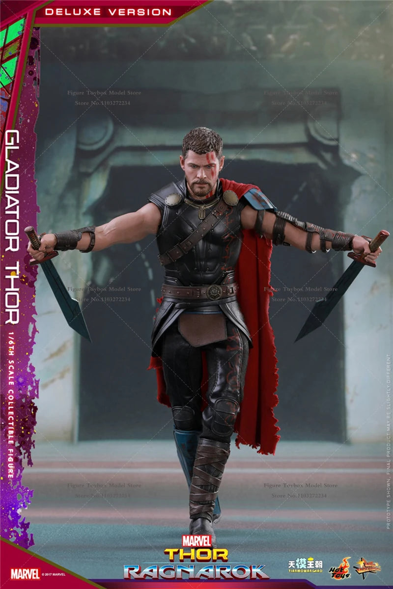 HT HotToys MMS445 Luxury Edition 1/6 Collectible Gladiator Thor3.0 Action Figure Thor：Ragnarok Marvel Original 12" Full Set Doll