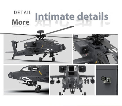 Yuxiang F11s 1:32 Apache Armed Remote-Controlled Helicopter Novice Entry-Level Intelligent Version Multifunctional Aircraft