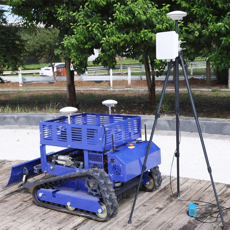 Customized Remote Control Lawn Mower with 550mm Cutting Width Suitable for Garden Lawns