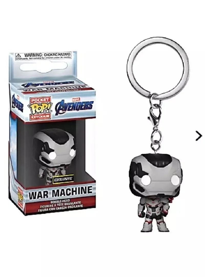 Funko POP Keychain Endgame Captain Venom Deadpool Iron man Keychain Action Figures Toys for Children Christmas Gift