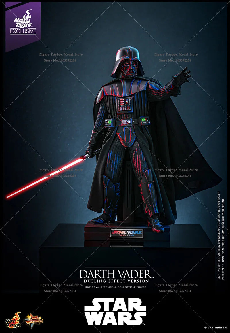 HOTTOYS HT MMS777 1/6 Collectible Darth Vader Dueling Effect Version Figure Star Wars Exclusive Helmet Decor 12" Male Figruine