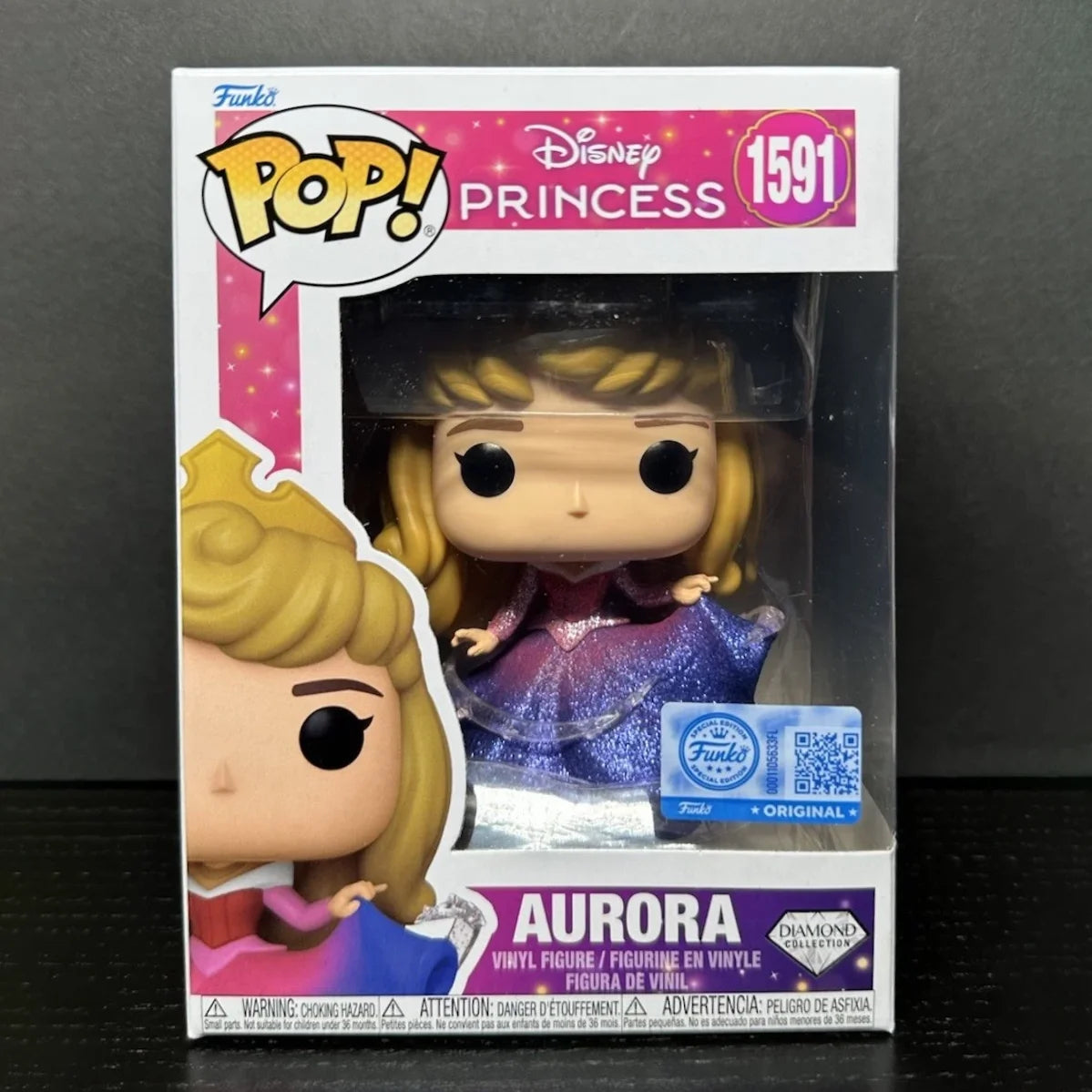 Disney Tangled Rapunzel #1018 Figures Funko Pop 5 inch Vinyl figure Collectible Limited Edition Model Toy Children's Toys Gift