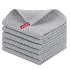 Olanly Cotton Towel Soft Absorbent Dishcloth Kitchen Dish Towels Honeycomb Breathable Face Wash Towel Household Clean Wash Cloth