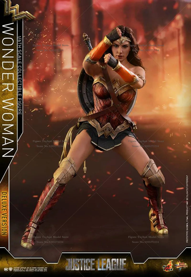 HotToys HT 1/6 MMS451 Collectible Wonder Woman 3.0 Delicate Action Figure Justice League Movie Original Mini 12" Full Set Doll