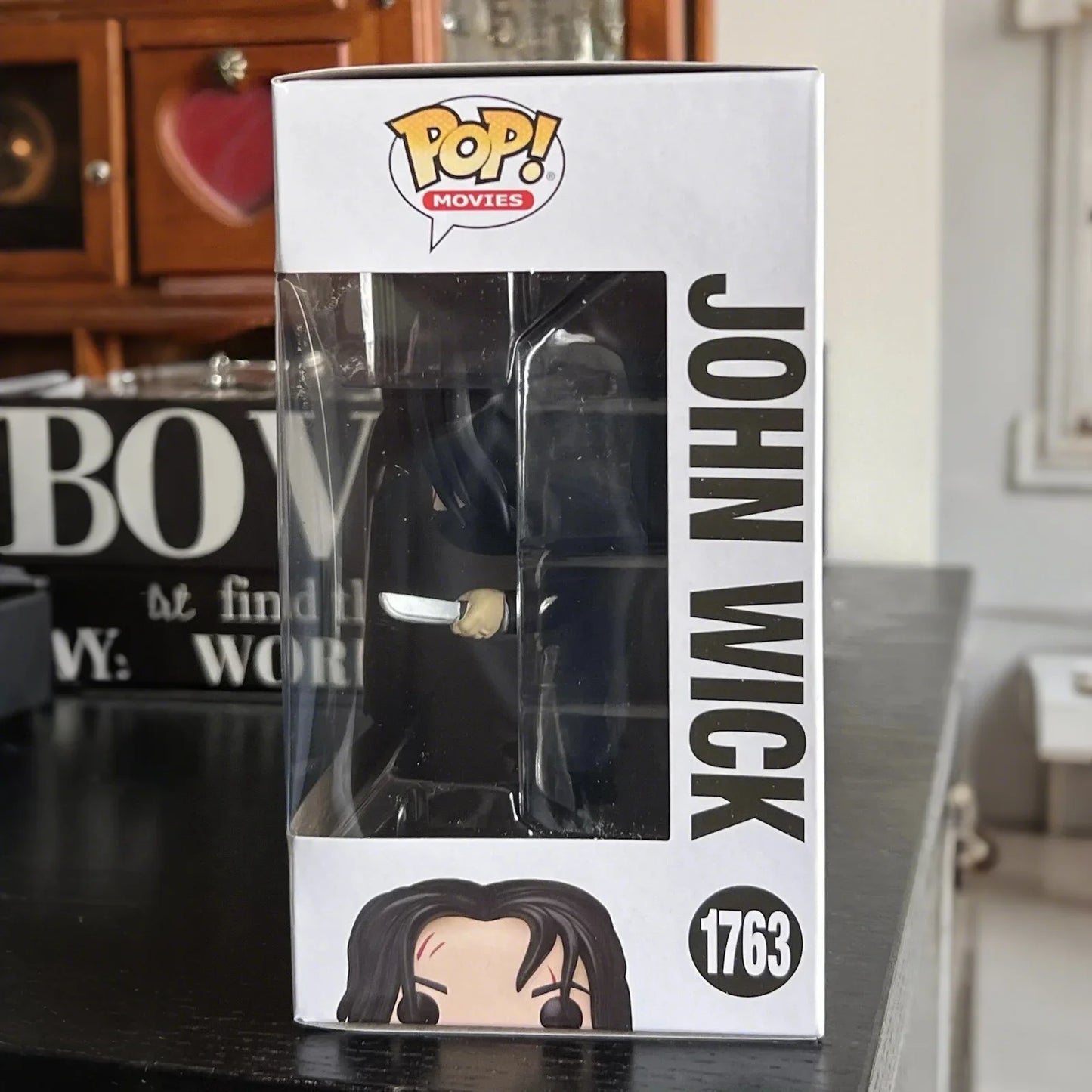 John Wick Funko Pop Figure John Wick With Dual Knives #1763 Vinyl figure 3.85 inches Toys Collectible Limited Edition Toy Gift