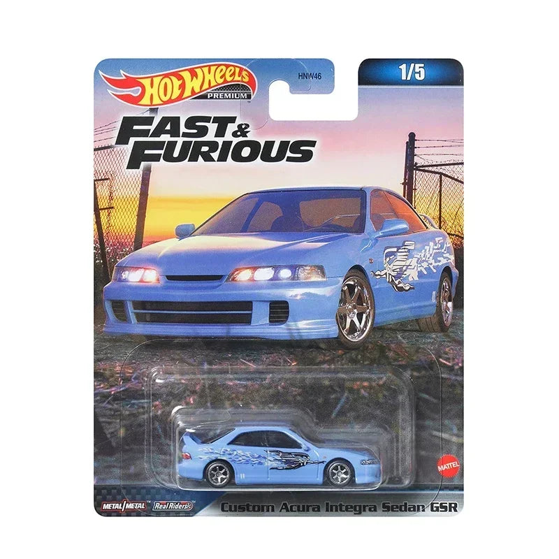 Original Hot Wheels Premium Car Fast & Furious Kid Toys for Boys 1/64 Diecast Toyota Supra 1991 BMW M5 Lamborghini Gallardo Gift