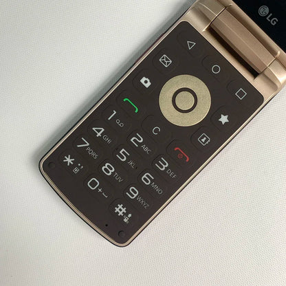 Original LG X100 Smart Folder 4G LTE Mobile Phone 3.3'' 2GB RAM 16GB ROM 4.9MP WiFi Snapdragon 212 Quad-Core Android x100