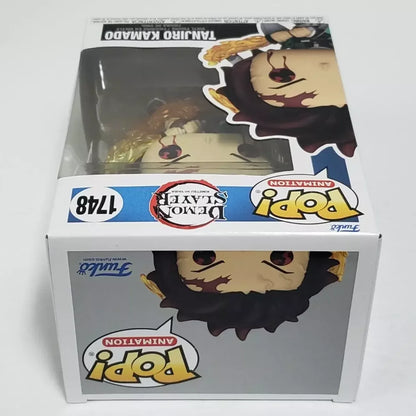 Demon Slayer Anime Figure Tanjiro Kamado(Sun Breathing)#1748 Funko Pop 4.55in Vinyl Figure Collectible Limited Edition Toy Gift