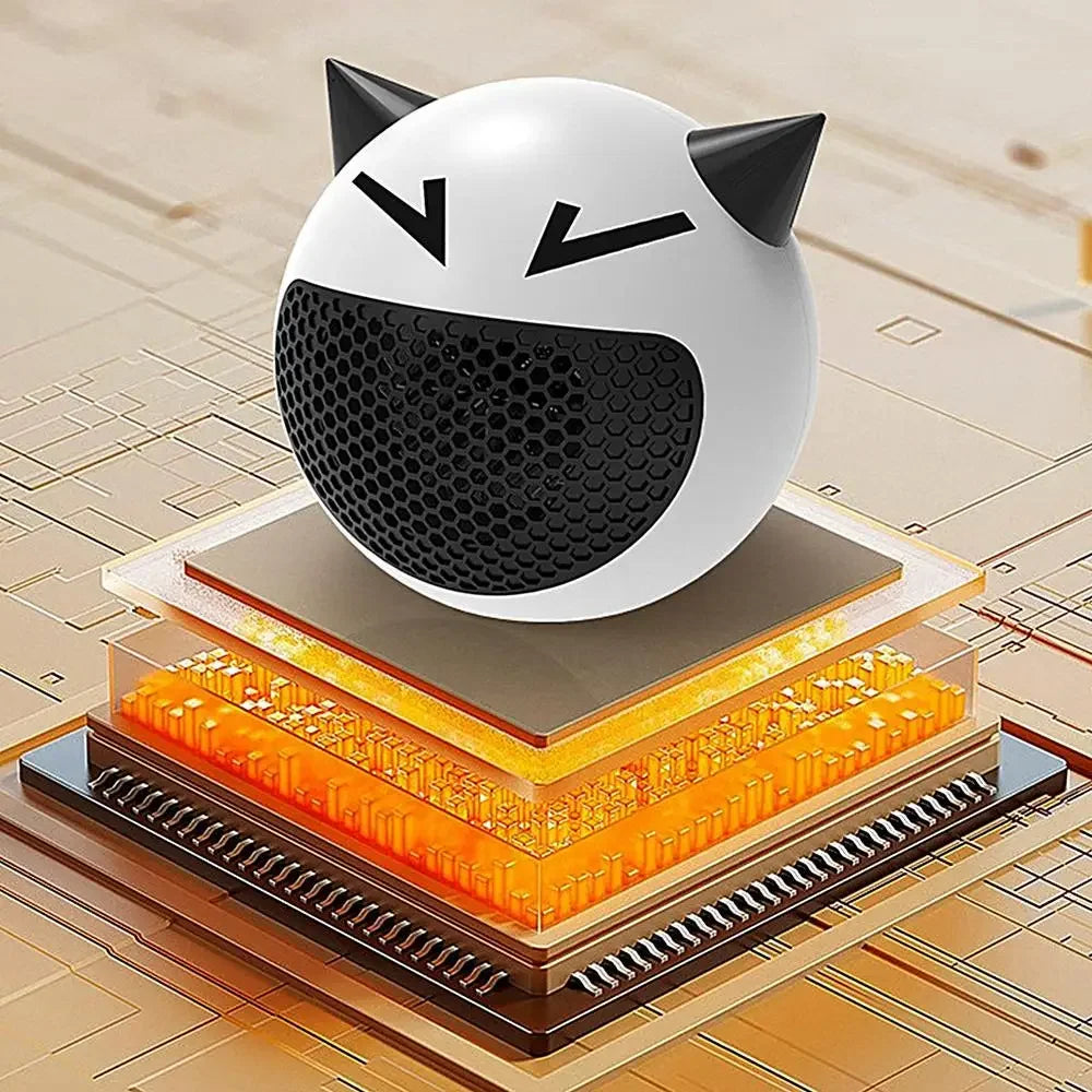 Electric Space Heater Portable Small Heater Portable Electric Heaters Tiny Cute Electric Desktop Heater For Home Bedroom Living