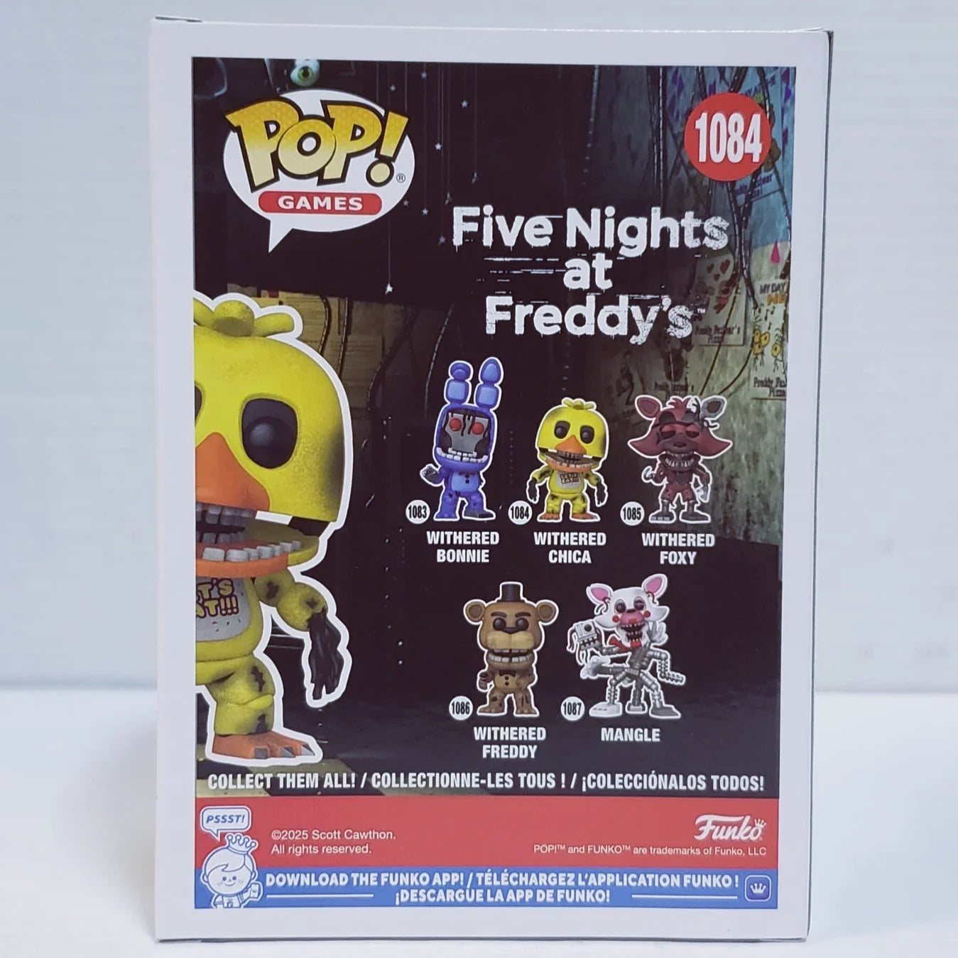 Withered Chica Figures Funko Pop Five Nights at Freddy's 4.1 inch Vinyl Figure Collectible Limited Edition Model Toy Gift