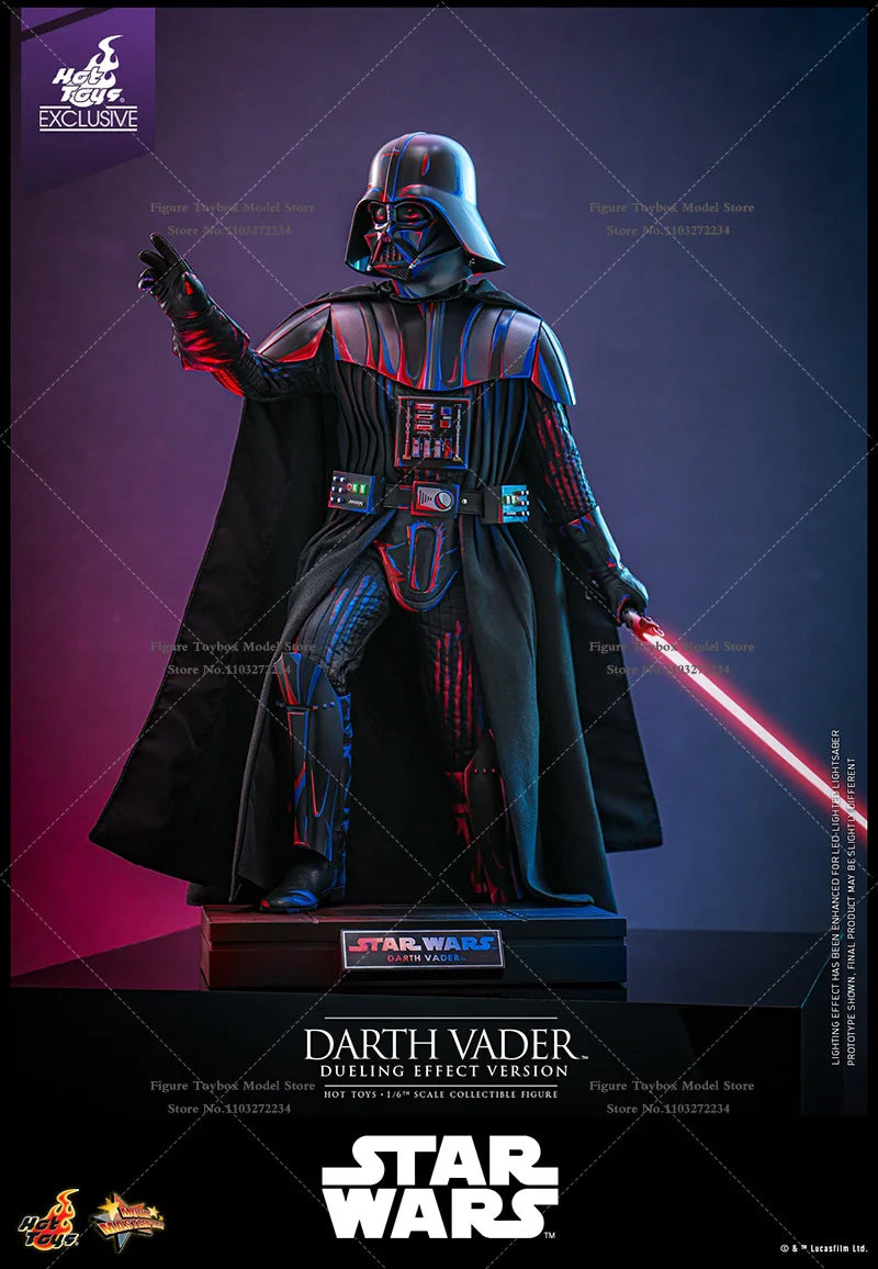 HOTTOYS HT MMS777 1/6 Collectible Darth Vader Dueling Effect Version Figure Star Wars Exclusive Helmet Decor 12" Male Figruine