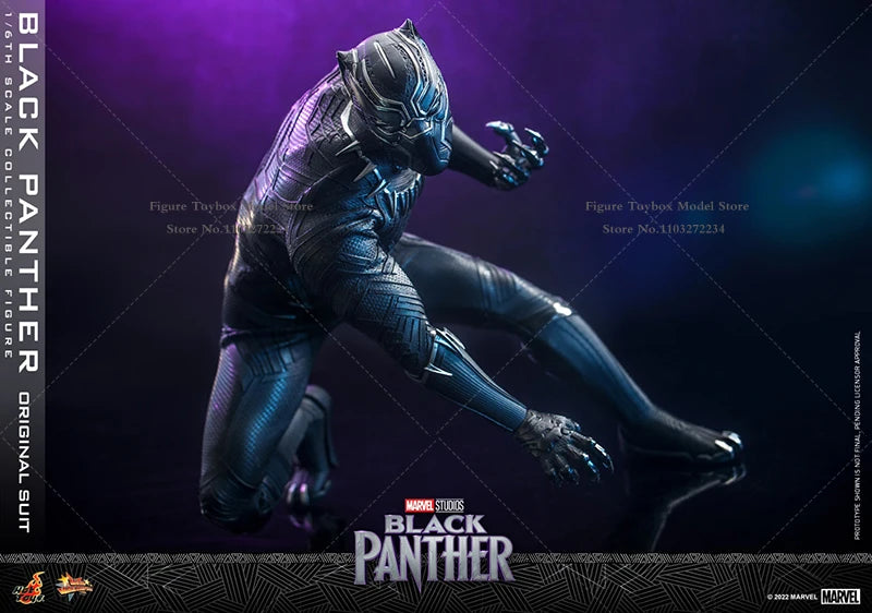 HOTTOYS HT MMS671 1/6 Scale Black Panther Movable Action Figure Marvel Immortal Legend Super Hero 12" Full Set Soldier Model