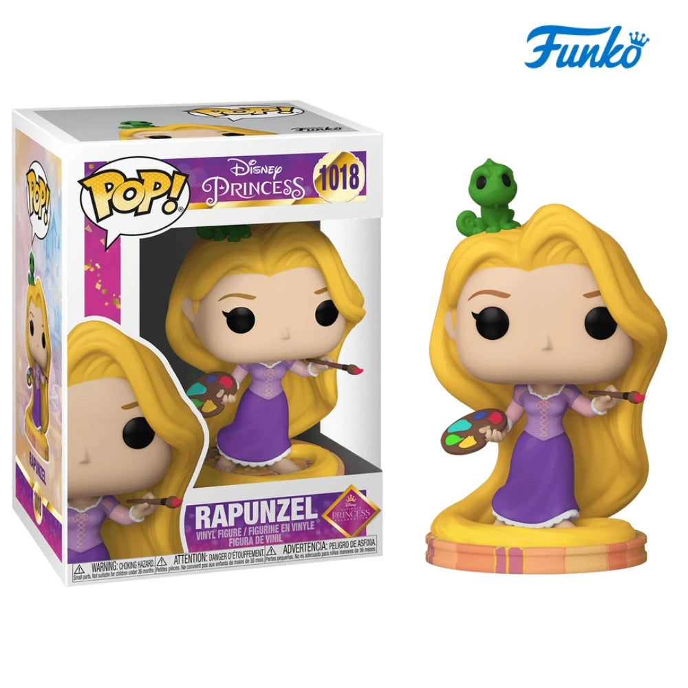 Disney Tangled Rapunzel #1018 Figures Funko Pop 5 inch Vinyl figure Collectible Limited Edition Model Toy Children's Toys Gift