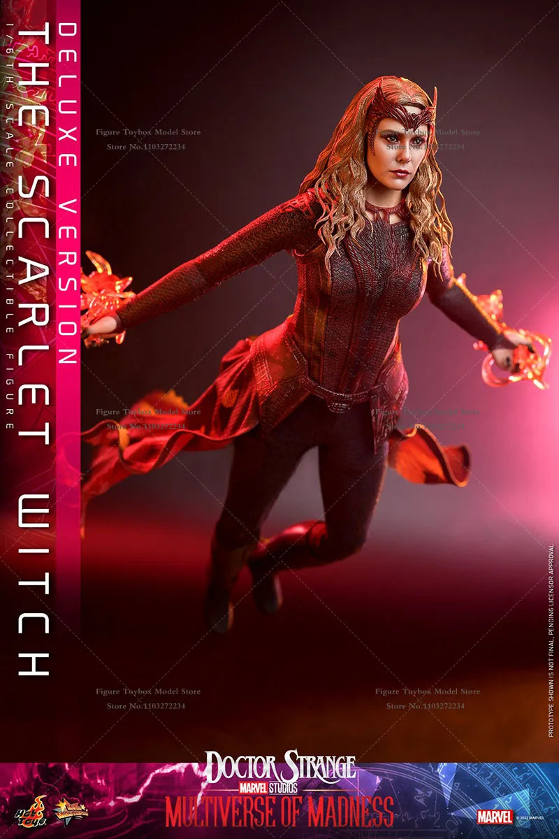 HOTTOYS HT MMS652 MMS653 Collection 1/6 The Scarlet Witch Action Figure Doctor Strange 2 Movie Delicate 12" Full Set Soldier