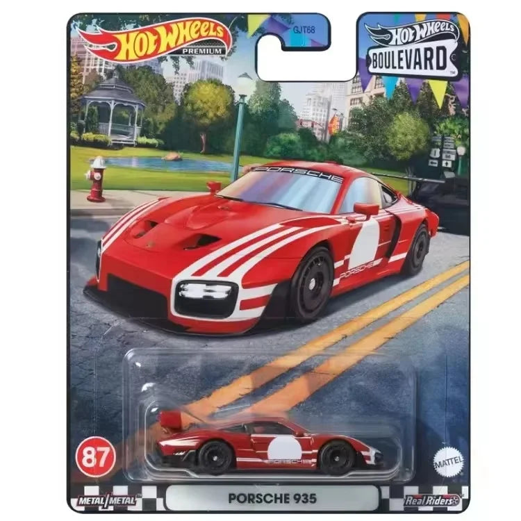 Hot Wheels Car Model Hxd63 Car Culture Fast & Furious Alloy Hw Car Model Garden Avenue Iron Bottom Rubber Tire Custom Gift Toys